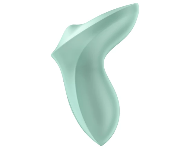 Satisfyer Exciterrr - forgó gyöngyös csikló vibrátor (zöld)