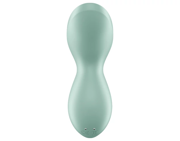 Satisfyer Exciterrr - forgó gyöngyös csikló vibrátor (zöld)