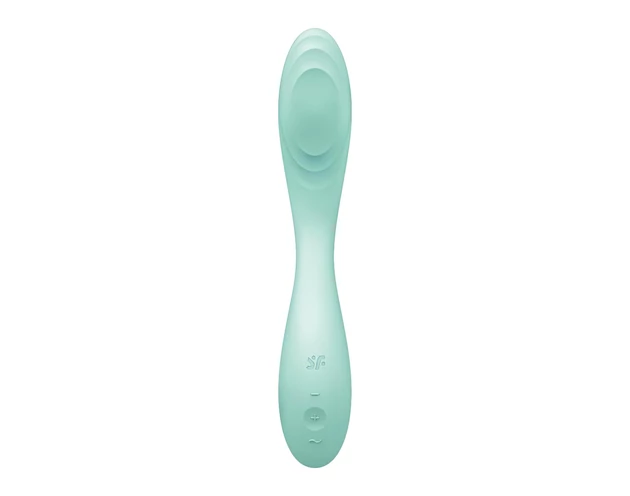 Satisfyer Rrrolling - mozgó golyós G-pont vibrátor (menta)