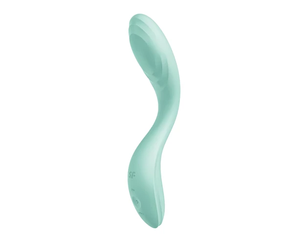 Satisfyer Rrrolling - mozgó golyós G-pont vibrátor (menta)