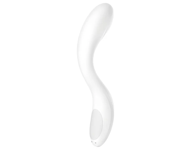 Satisfyer Rrrolling - mozgó golyós G-pont vibrátor (fehér)