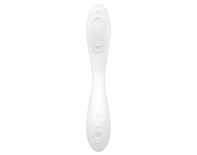 Satisfyer Rrrolling - mozgó golyós G-pont vibrátor (fehér)