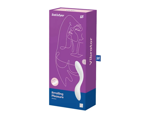 Satisfyer Rrrolling - mozgó golyós G-pont vibrátor (fehér)