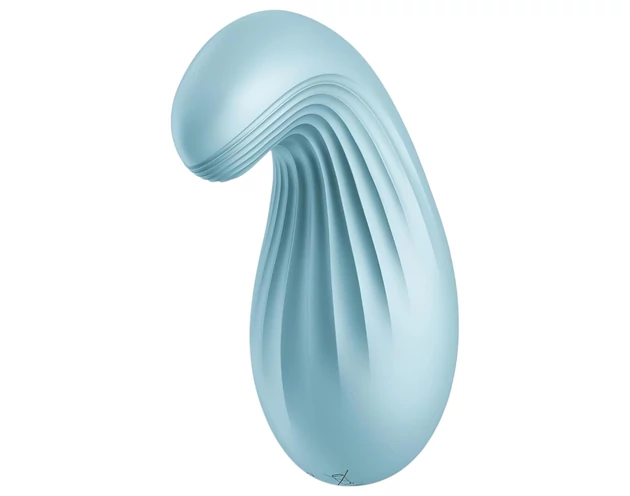Satisfyer Dipping Delight - akkus csikló vibrátor (kék)