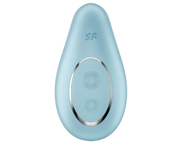 Satisfyer Dipping Delight - akkus csikló vibrátor (kék)