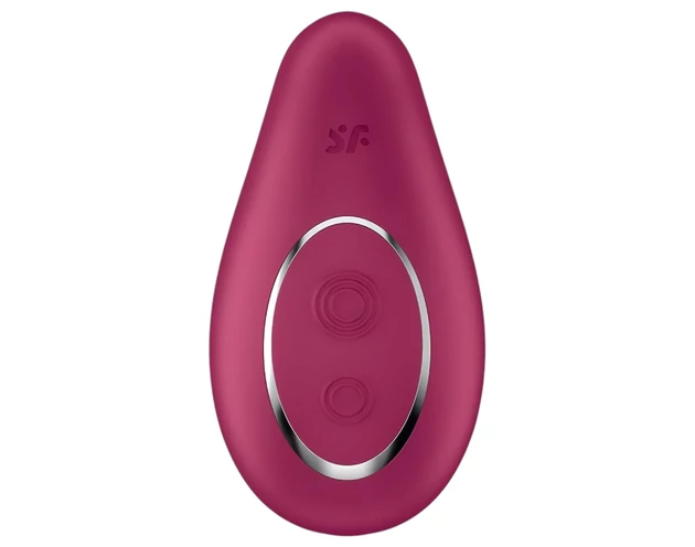 Satisfyer Dipping Delight - akkus csikló vibrátor (piros)