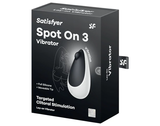 Satisfyer Spot On 3 - akkus csiklóvibrátor (fekete)