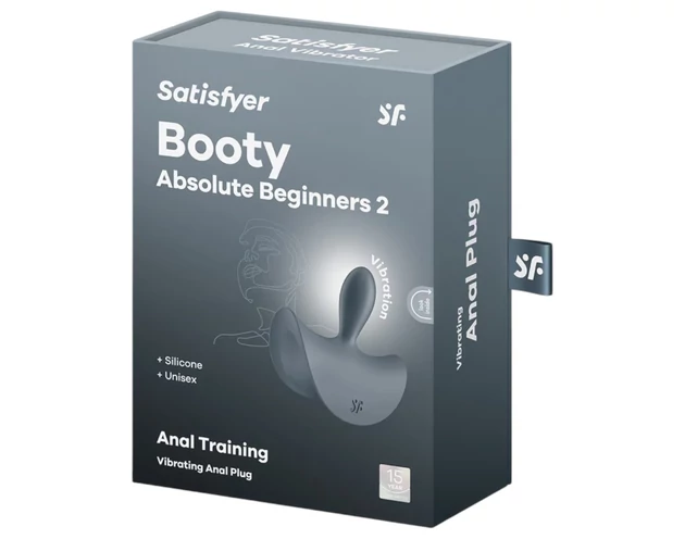 Satisfyer Booty Absolute Beginners 2 - anál vibrátor (szürke)