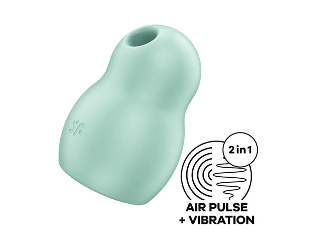 Satisfyer Pro To Go 1 - akkus, léghullámos csiklóizgató (menta)