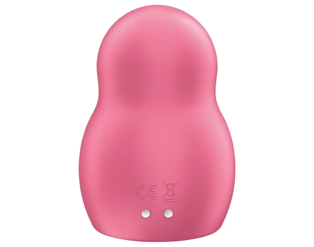 Satisfyer Pro To Go 1 - akkus, léghullámos csiklóizgató (piros)