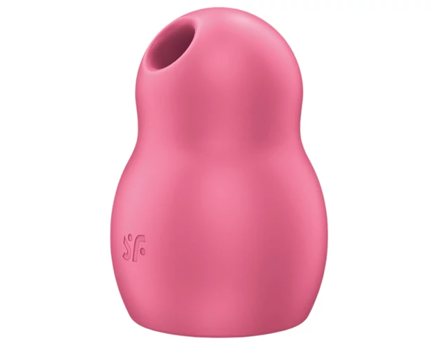 Satisfyer Pro To Go 1 - akkus, léghullámos csiklóizgató (piros)