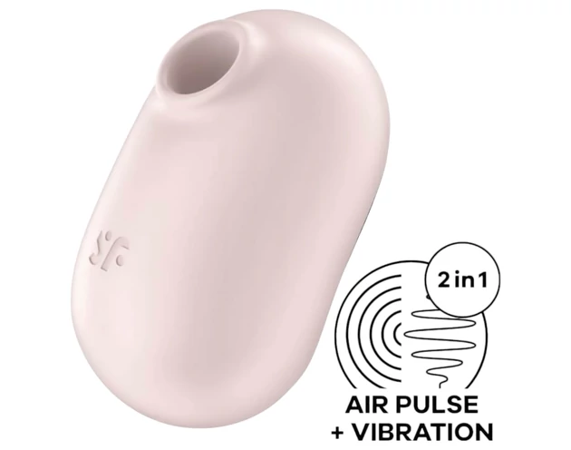Satisfyer Pro To Go 2 - léghullámos csiklóizgató (bézs)
