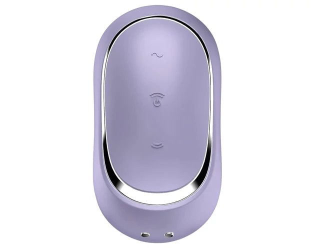 Satisfyer Pro To Go 2 - akkus, léghullámos csiklóizgató (viola)