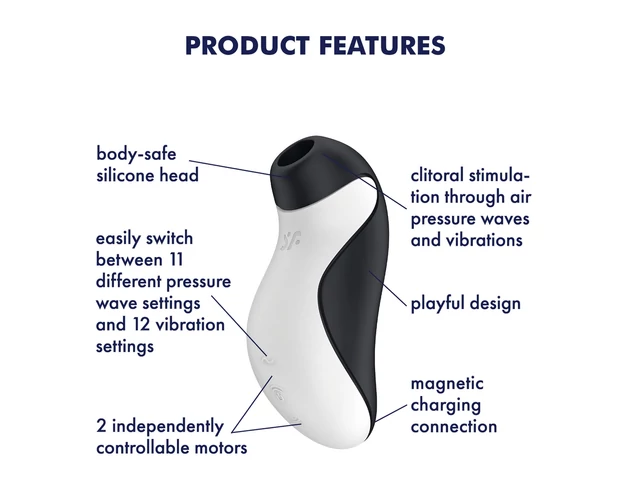 Satisfyer Orca - vízálló léghullámos csiklóizgató