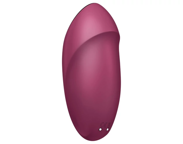 Satisfyer Tap & Climax 1 - 2in1 vibrátor és csiklóizgató (piros)