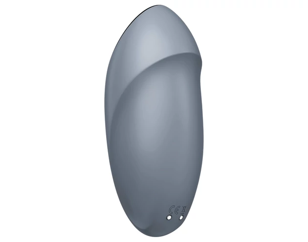 Satisfyer Tap & Climax 1 - 2in1 csikló vibrátor (szürke)