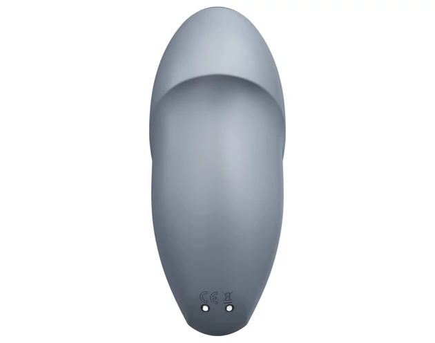 Satisfyer Tap & Climax 1 - 2in1 csikló vibrátor (szürke)
