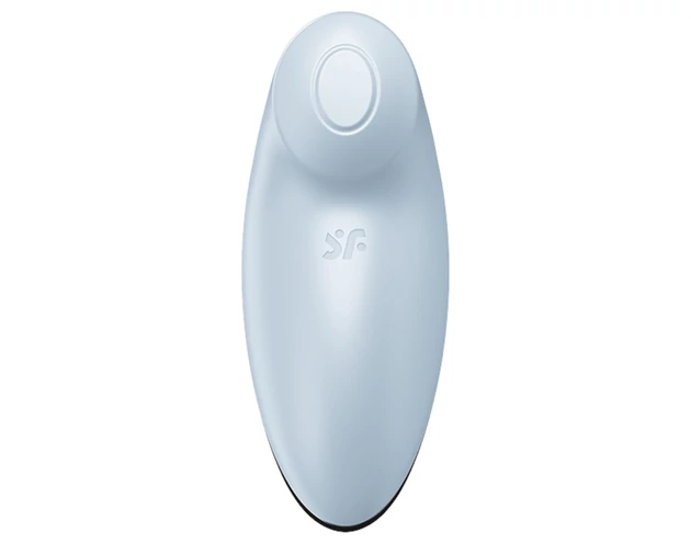 Satisfyer Tap & Climax 2 - 2in1 csiklóizgató és vibrátor (kék)