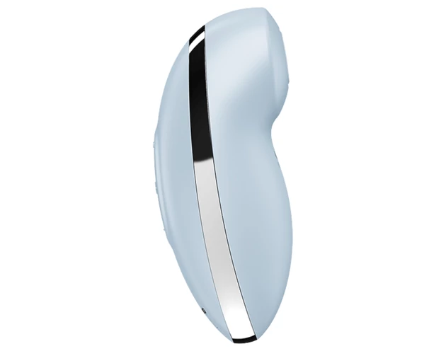 Satisfyer Tap & Climax 2 - 2in1 csiklóizgató és vibrátor (kék)