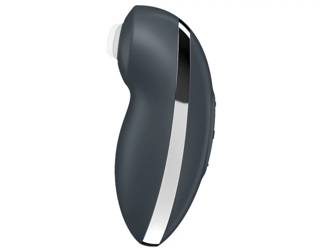 Satisfyer Tap & Climax 2 - 2in1 csikló vibrátor (szürke)