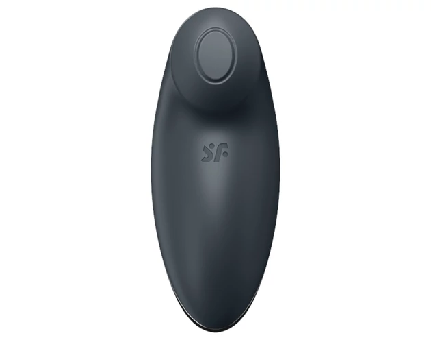 Satisfyer Tap & Climax 2 - 2in1 csikló vibrátor (szürke)