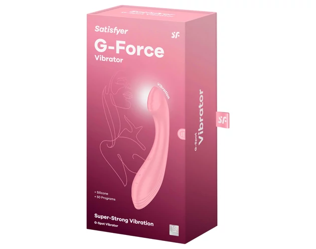 Satisfyer G-Force - akkus, vízálló G-pont vibrátor (pink)