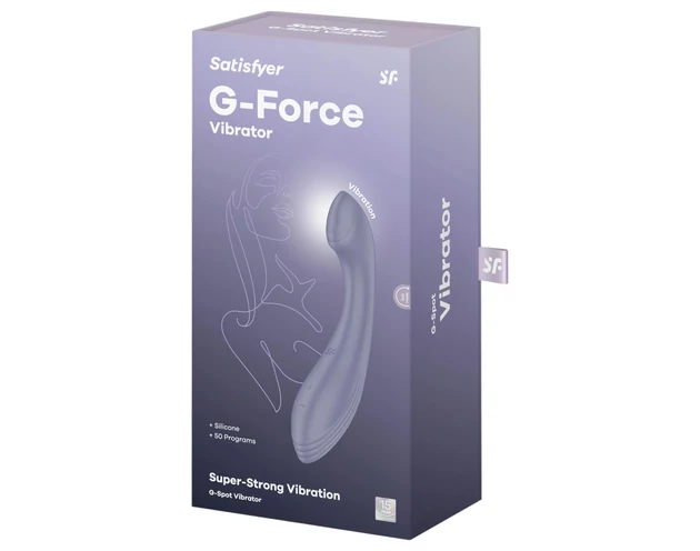 Satisfyer G-Force - akkus, vízálló G-pont vibrátor (lila)