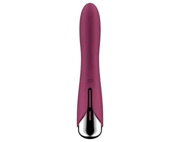 Satisfyer Spinning Vibe 1 - forgó fejes G-pont vibrátor (piros)