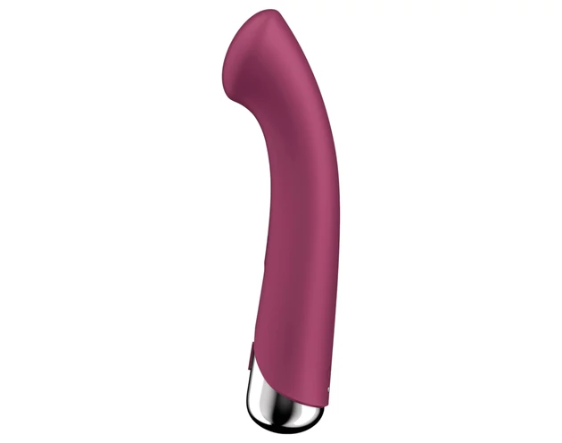 Satisfyer Spinning G-Spot 1 - forgó fejes G-pont vibrátor (piros)