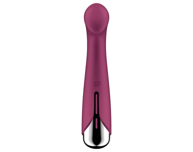 Satisfyer Spinning G-Spot 1 - forgó fejes G-pont vibrátor (piros)