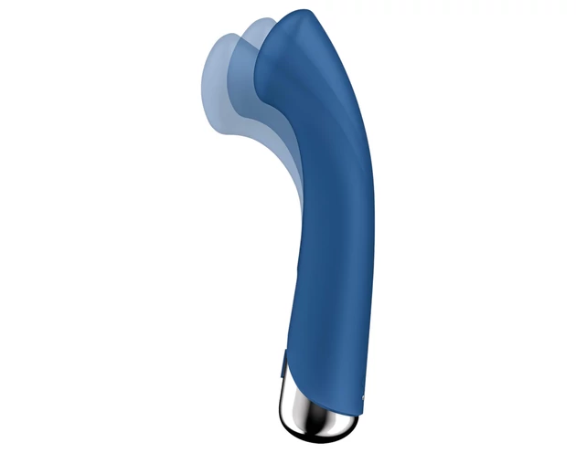 Satisfyer Spinning G-Spot 1 - forgó fejes G-pont vibrátor (kék)