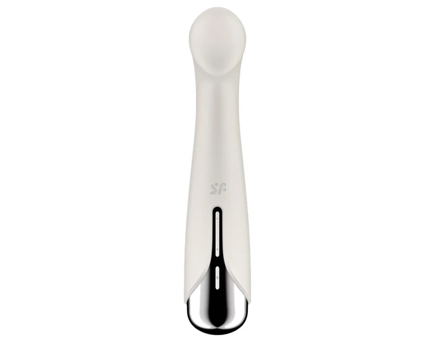 Satisfyer Spinning G-Spot 1 - forgó fejes G-pont vibrátor (bézs)