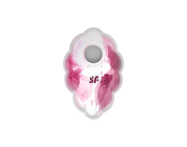 Satisfyer Cloud Dancer - léghullámos csiklóizgató (pink-fehér)