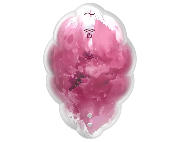 Satisfyer Cloud Dancer - léghullámos csiklóizgató (pink-fehér)