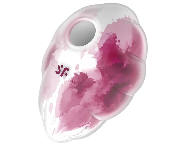 Satisfyer Cloud Dancer - léghullámos csiklóizgató (pink-fehér)
