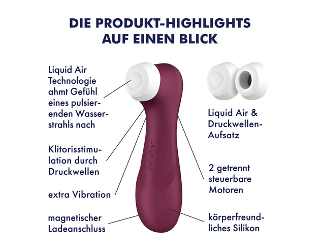Satisfyer Pro 2 Gen3 - okos léghullámos csiklóizgató (piros)