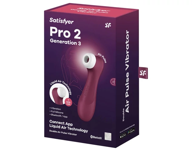 Satisfyer Pro 2 Gen3 - okos léghullámos csiklóizgató (piros)
