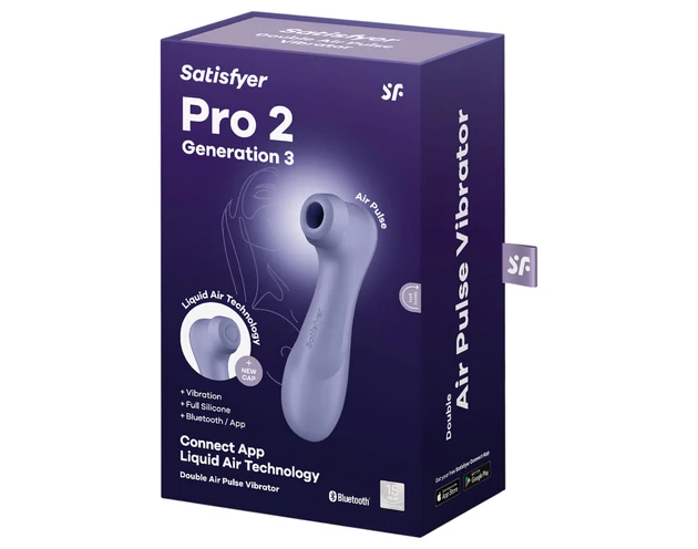 Satisfyer Pro 2 Gen3 - okos léghullámos csiklóizgató (lila)