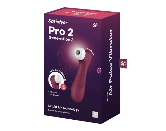 Satisfyer Pro 2 Gen3 - akkus léghullámos csiklóizgató (piros)