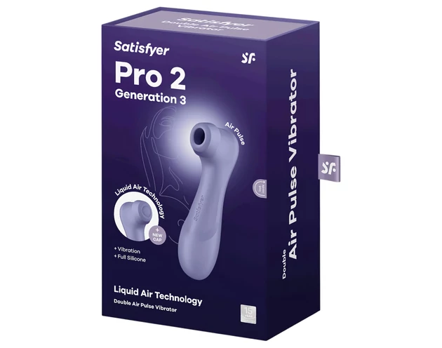 Satisfyer Pro 2 Gen3 - akkus léghullámos csiklóizgató (lila)