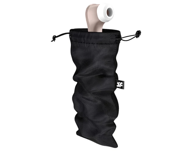Satisfyer Treasure Bag L - tároló táska - közepes (fekete)