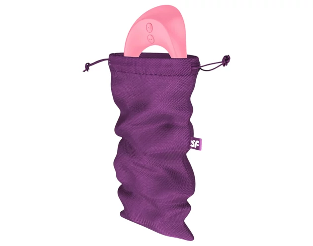 Satisfyer Treasure Bag - diszkrét tároló táska - közepes (lila)
