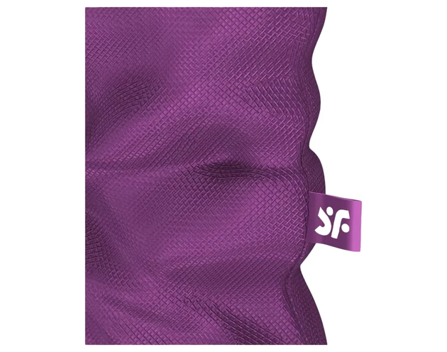 Satisfyer Treasure Bag L - diszkrét tároló táska - közepes (lila)