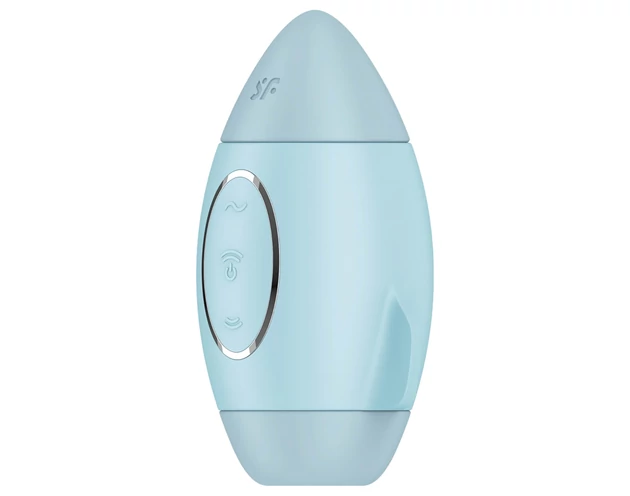 Satisfyer Mission Control - léghullámos csiklóizgató (kék)