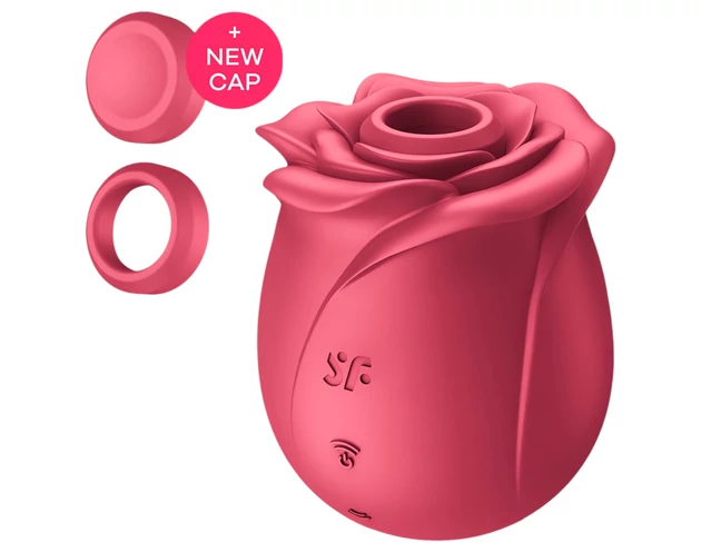 Satisfyer Pro 2 Rose Classic - léghullámos csiklóizgató (piros)