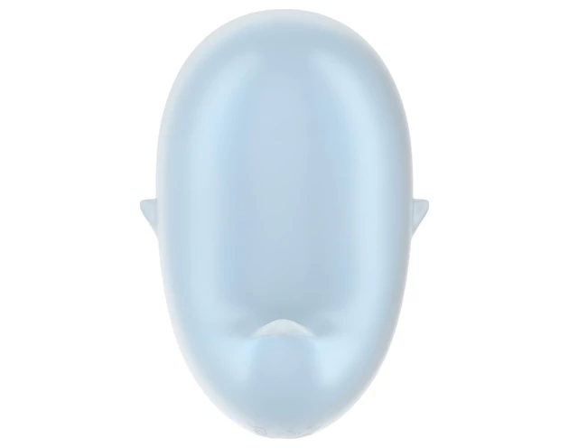 Satisfyer Cutie Ghost - akkus, léghullámos csiklóizgató (kék)