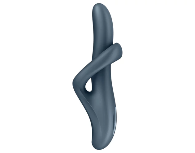 Satisfyer Heat Flex 4 - melegítő csiklókaros vibrátor (szürke)