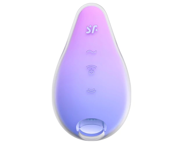 Satisfyer Mermaid Vibes - léghullámos csiklóizgató (lila-pink)