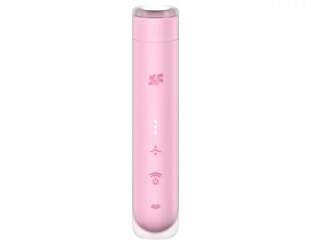 Satisfyer First Kiss - léghullámos csiklóizgató (piros)