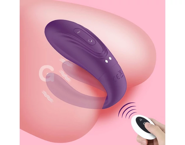 Mrow - akkus, vízálló 3 motoros párvibrátor (lila)